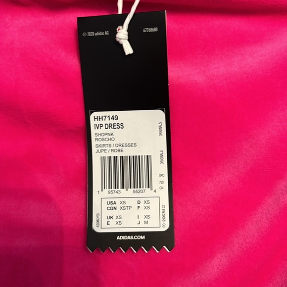 ADIDAS IVY PARK Velour Dress
Shock Pink NWT - Picture 6 of 8